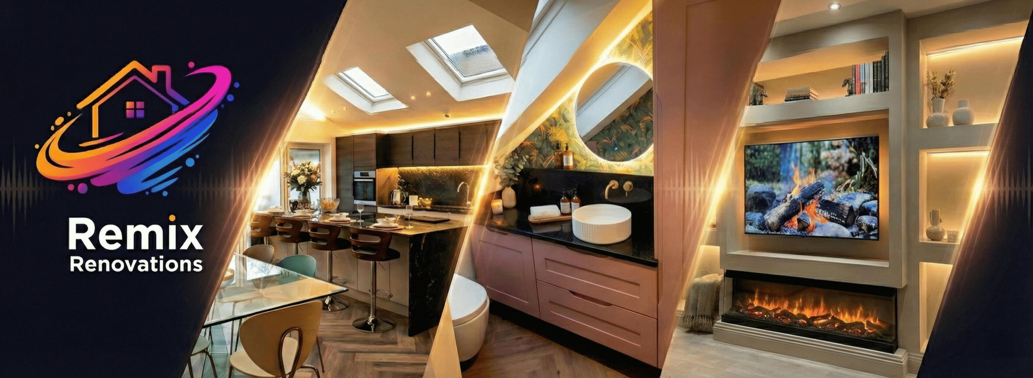 Luxury bathroom, wetroom, kitchen, and living spaces design Harrogate